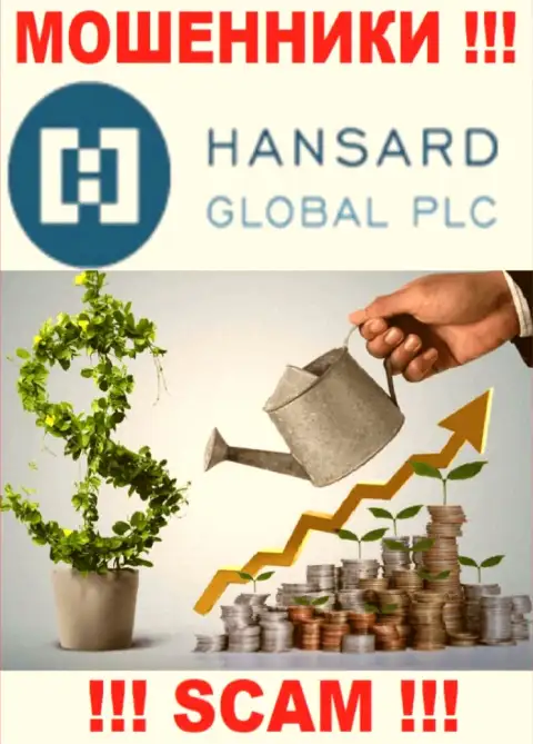Hansard Com заявляют своим доверчивым клиентам, что работают в области Investing