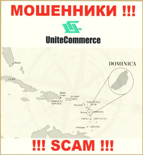 UniteCommerce пустили свои корни в оффшоре, на территории - Доминика