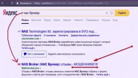 Первые 2 строчки Yandex - NAS Technologies Ltd шулера!
