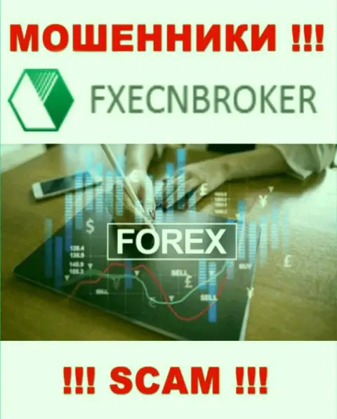 Forex - в этом направлении оказывают услуги интернет мошенники FXECNBroker Com