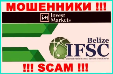 InvestMarkets беспрепятственно прикарманивает депозиты наивных клиентов, потому что его крышует лохотронщик - IFSC