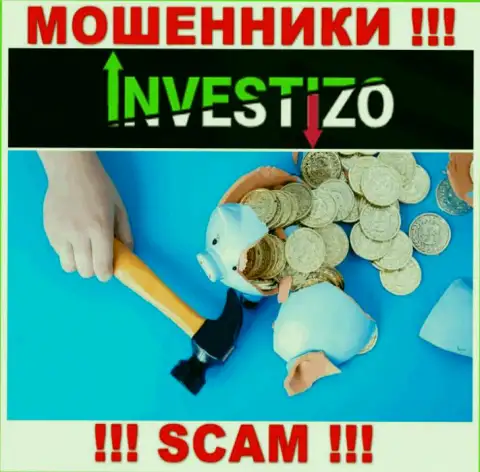 Investizo - это internet мошенники, можете утратить все свои средства