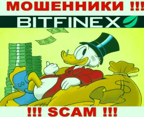 С компанией Bitfinex заработать не получится, затащат к себе в компанию и обворуют подчистую