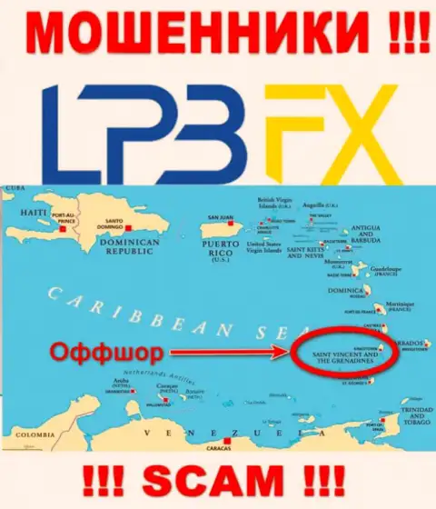 LPBFX безнаказанно обдирают, поскольку расположены на территории - Saint Vincent and the Grenadines