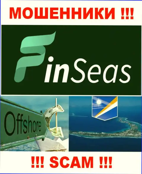 FinSeas намеренно базируются в оффшоре на территории Marshall Island это ОБМАНЩИКИ !