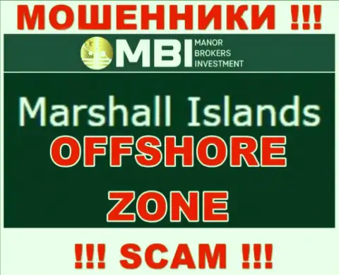 Компания Манор БрокерсИнвестмент - это интернет мошенники, пустили корни на территории Marshall Islands, а это офшорная зона