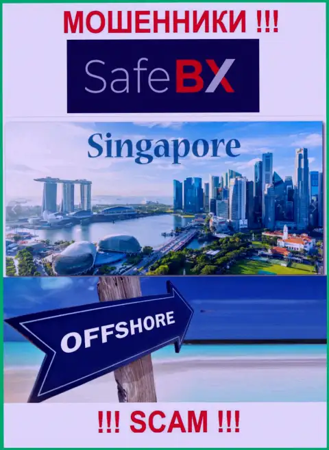 Singapore - оффшорное место регистрации лохотронщиков Safe BX, предоставленное на их интернет-сервисе