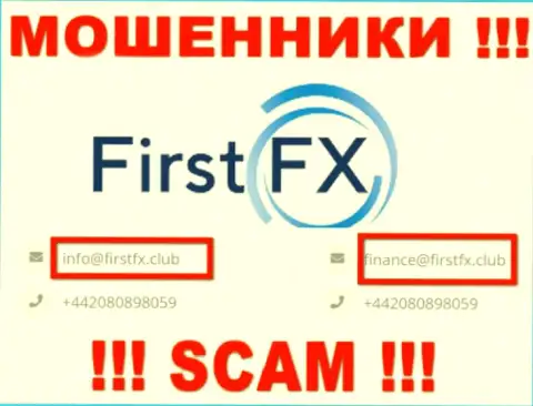 Не пишите сообщение на адрес электронного ящика FirstFX - это воры, которые воруют денежные средства наивных людей