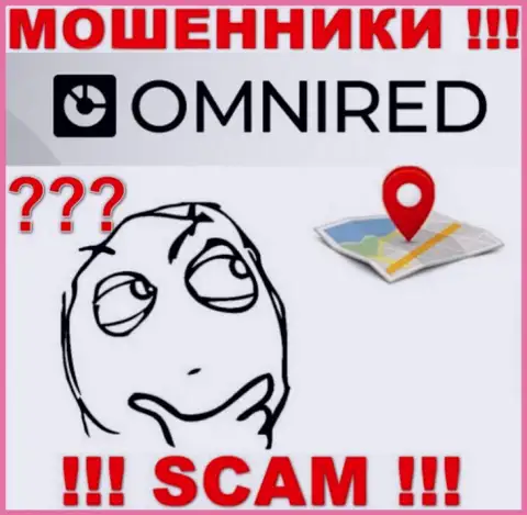 На web-сервисе Omnired старательно скрывают данные относительно местоположения компании