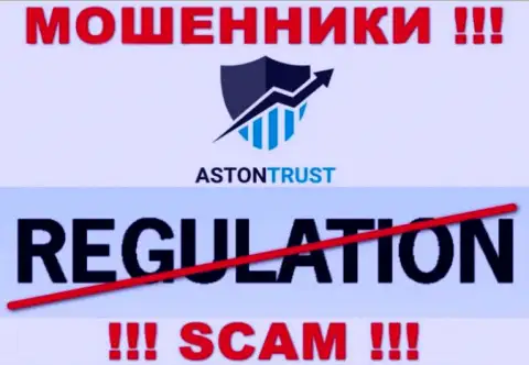 Материал о регуляторе организации Aston Trust не отыскать ни на их web-сервисе, ни во всемирной сети internet