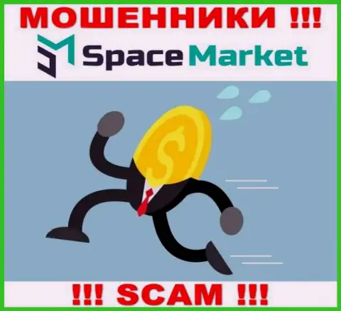 Хотите заработать в глобальной сети с шулерами SpaceMarket - это не выйдет стопроцентно, обворуют