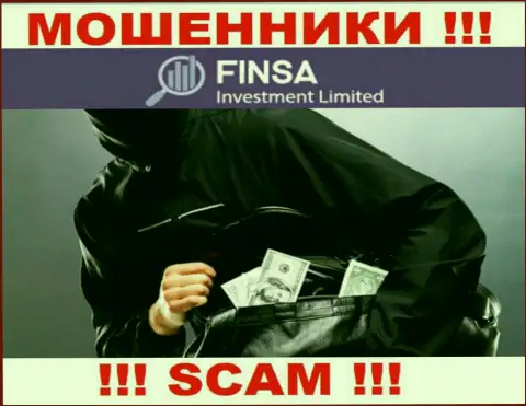 Не ведитесь на возможность подзаработать с internet-мошенниками FinsaInvestmentLimited - это капкан для наивных людей