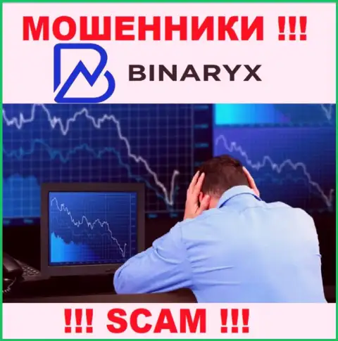 Прибыль в совместном сотрудничестве с брокером Binaryx Com Вам не видать, как своих ушей - это обычные интернет-мошенники