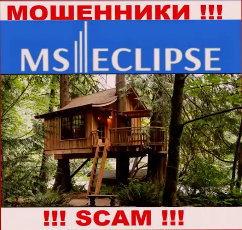 Неизвестно где именно базируется разводняк MSEclipse, собственный адрес регистрации скрывают