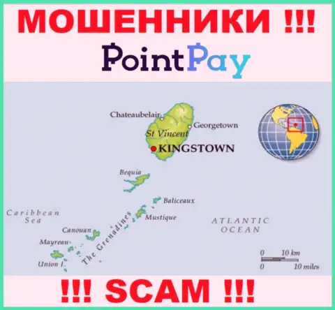 PointPay - обманщики, их место регистрации на территории St. Vincent & the Grenadines