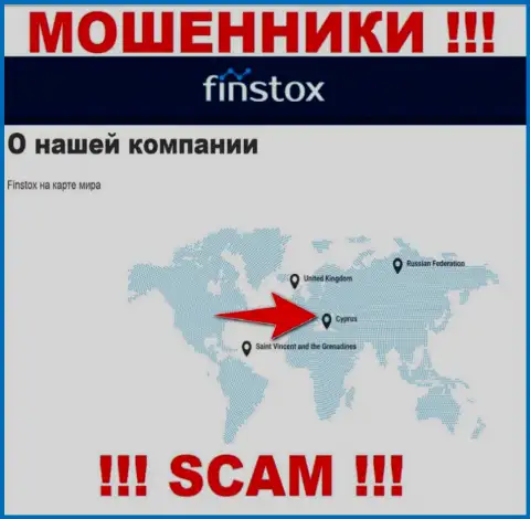 Finstox - это internet жулики, их место регистрации на территории Cyprus