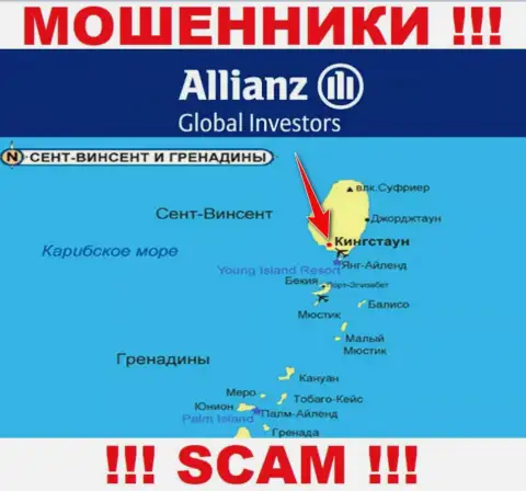 Allianz Global Investors LLC безнаказанно надувают, т.к. находятся на территории - Kingstown, St. Vincent and the Grenadines