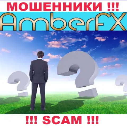 Хотите знать, кто именно руководит организацией AmberFX ??? Не выйдет, этой инфы нет