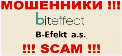 Bit Effect - это МОШЕННИКИ ! Б-Эфект а.с. - это компания, которая управляет указанным разводняком