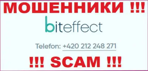 Будьте осторожны, не отвечайте на вызовы интернет мошенников Bit Effect, которые названивают с различных номеров телефона