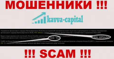 Вы не вернете средства из компании Kavva Capital Cyprus Ltd, даже узнав их лицензию на осуществление деятельности с официального сайта