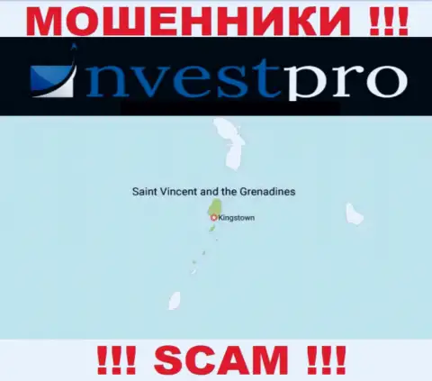 Мошенники НвестПро находятся на офшорной территории - St. Vincent & the Grenadines