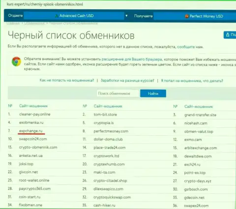 Обзор мошеннических деяний ExpChange Ru, как организации, грабящей собственных клиентов