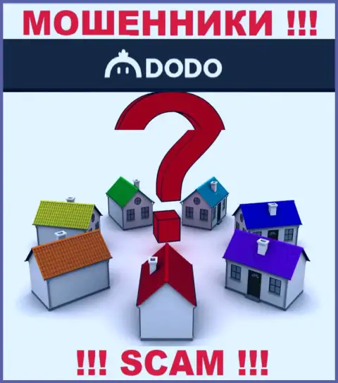 Официальный адрес регистрации DODO, Inc у них на официальном веб-сайте не обнаружен, скрывают сведения