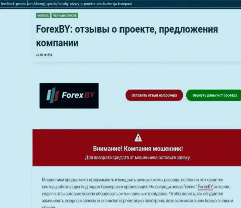 Forex BY это КИДАЛЫ ! Принципы работы КИДАЛОВА (обзор)