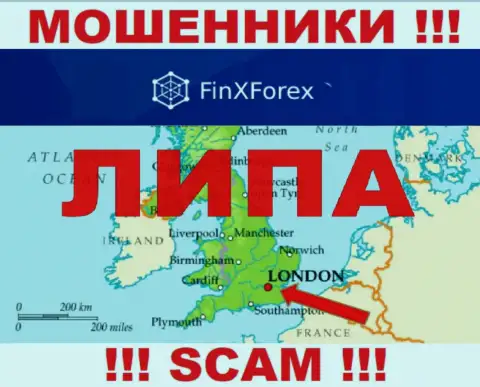 Ни слова правды относительно юрисдикции FinXForex на сайте конторы нет - это жулики