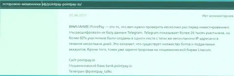 Весьма опасно рисковать своими кровными, бегите как можно дальше от PointPay (обзор мошеннических комбинаций компании)