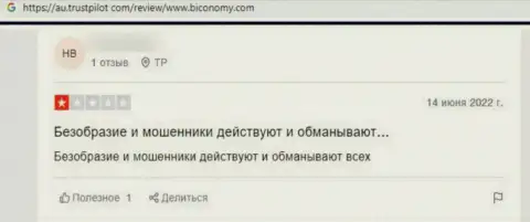 Воры Biconomy Com задуривают голову реальным клиентам и отжимают их вложения (отзыв)