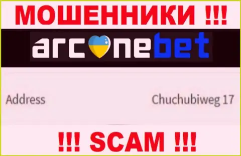 Организация ArcaneBet указывает на web-сайте, что расположены они в оффшорной зоне, по адресу: Chuchubiweg 17, Curacao