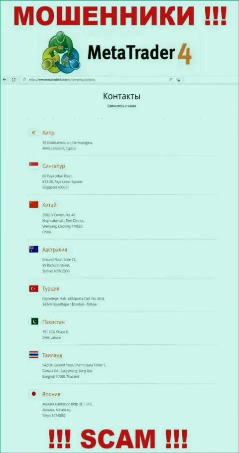 Денежные активы из компании МетаТрейдер 4 забрать назад не получится, т.к. находятся они в оффшорной зоне - 60 Пайя Лебар Роад, 04-32, Пайя Лебар Сквер, Сингапур 409051