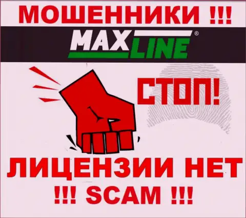 Согласитесь на совместную работу с компанией Макс-Лайн - лишитесь депозитов ! Они не имеют лицензии на осуществление деятельности